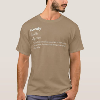 T-shirt Jolie définition Quirky Humour Décontracté Tee