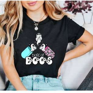 T-shirt Jolie dose Médicale d'Halloween Boos