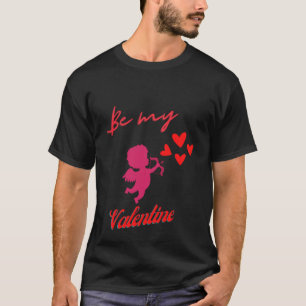 T-shirt Jolie Esthétique Cupide Sois Mon Coeur Rouge Valen