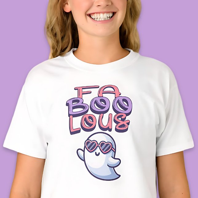 T-shirt Jolie FaBOOlous Chemise Fantôme Halloween (Cute FaBOOlous Halloween Ghost Shirt)