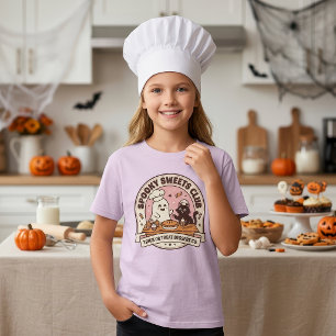 T-shirt Jolie fantôme Chocolatier chat noir Halloween Boul