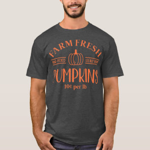T-shirt Jolie ferme Citrouilles frais Happy automne saison