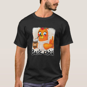 T-shirt Jolie ferme de coqs de poulet à la poule grillée t