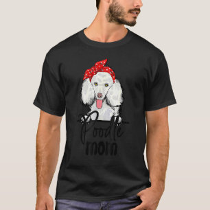 T-shirt Jolie fête des mères pour amie chien Maman Caniche