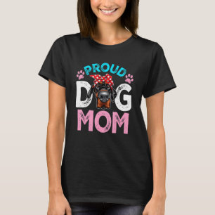 T-shirt Jolie Fier Doberman Chien Maman Fête des Mères