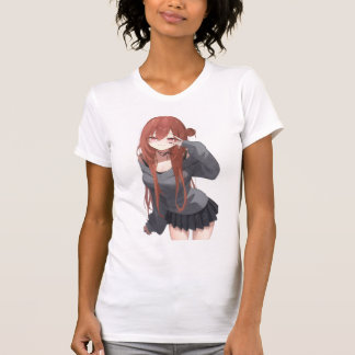 T-shirt Jolie Fille Anime au Style Mignon