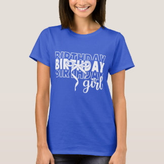 T-shirt Jolie fille d'anniversaire mot art