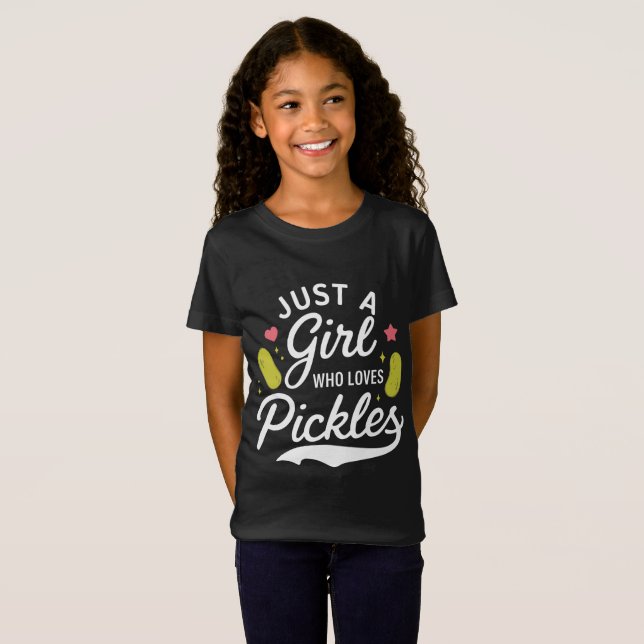 T-Shirt Jolie fille de l'aile de Pickle (Devant entier)