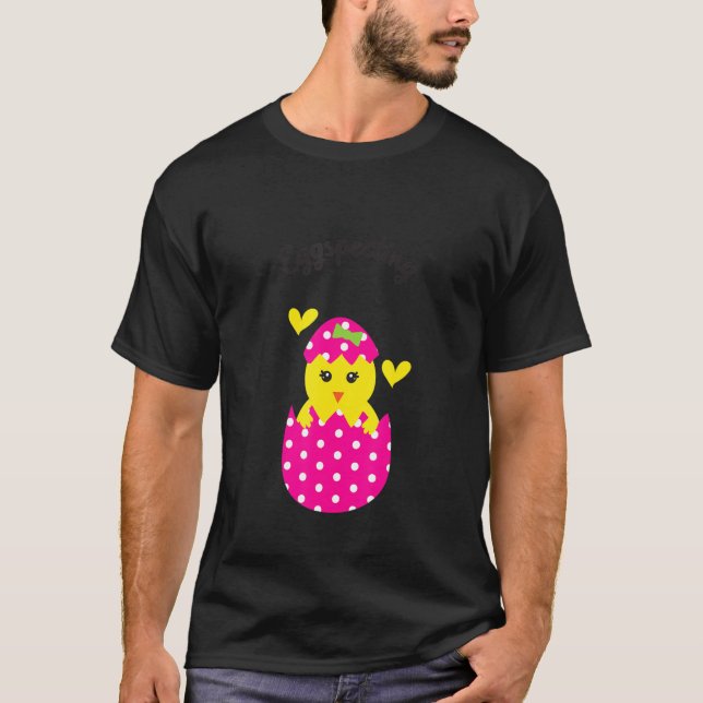 T-shirt Jolie fille de Pâques Bunny (Devant)