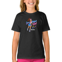 Jolie fille de pickleball personnalisée