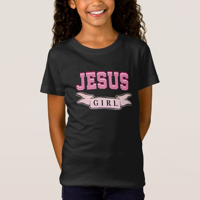 T-Shirt Jolie fille Jésus (Devant)