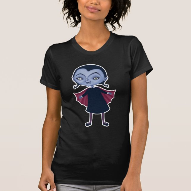 T-shirt jolie fille vampire écolière (Devant)