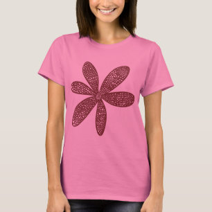 T-shirt Jolie fleur - Brown