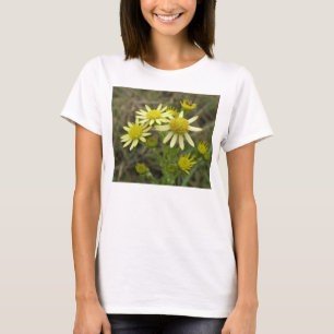 T-shirt Jolie Fleur sauvage Jaune T Chemise