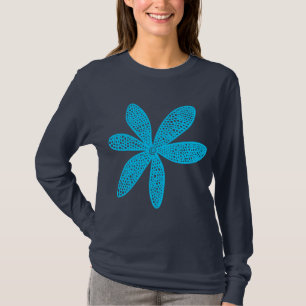 T-shirt Jolie Fleur - Sky Blue