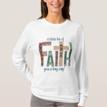 Jolie Foi Colorée Versets de la Bible Typographie