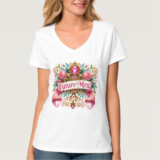 T-shirt Jolie future Mme, lettrage artistique Mariage