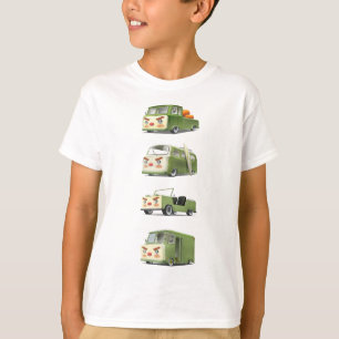T-shirt Jolie gamme de voitures cartonnées