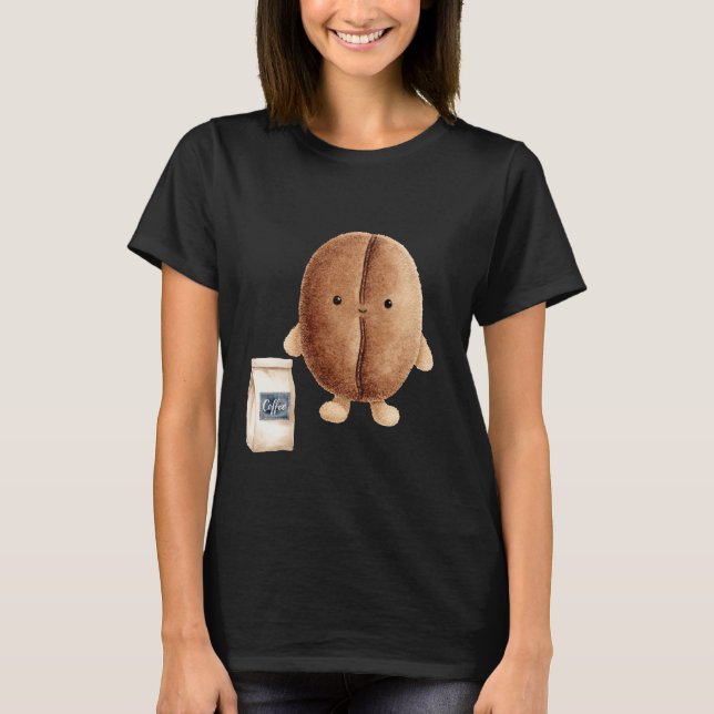 T-shirt Jolie Grain de Café (Devant)