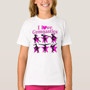 T-SHIRT JOLIE GYMNAST ROSE STAR