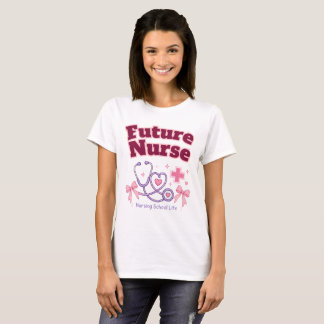 T-shirt Jolie Infirmière Future Vie École d'Infirmières Ro