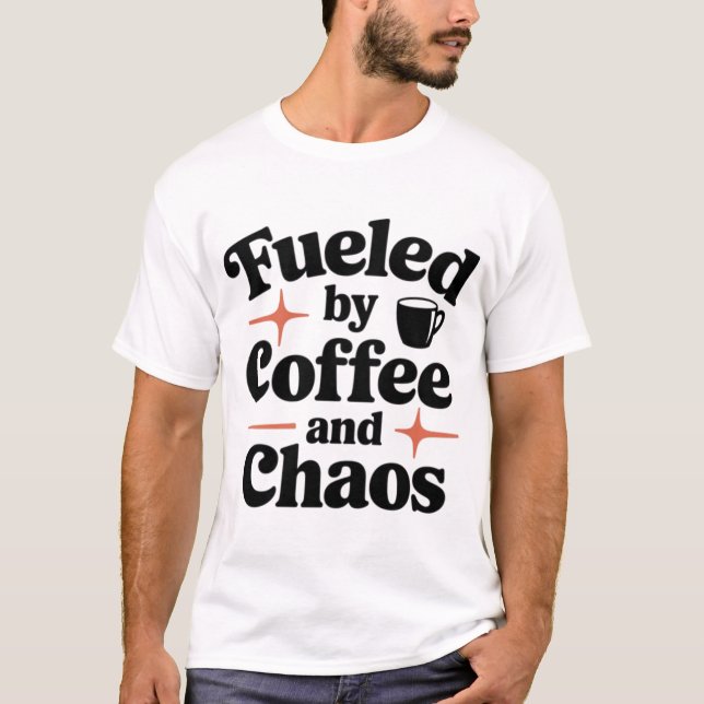 T-shirt Jolie journée avec du café (Devant)