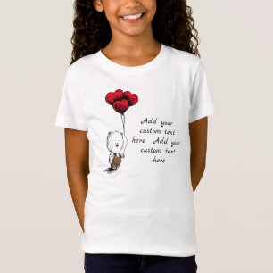T-Shirt Jolie journée des valentines d'ours en peluche