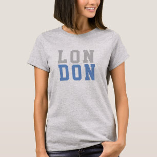 T-shirt Jolie Londres Tee Angleterre Royaume-Uni Pays Shir
