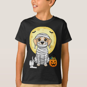 T-shirt Jolie maman chien Halloween pleine lune chiot farc