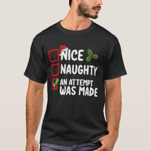 T-shirt Jolie méchante une tentative a été faite liste de