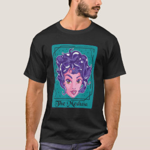 T-shirt Jolie Méduse Mythologie Grecque Carte de Tarot Grè