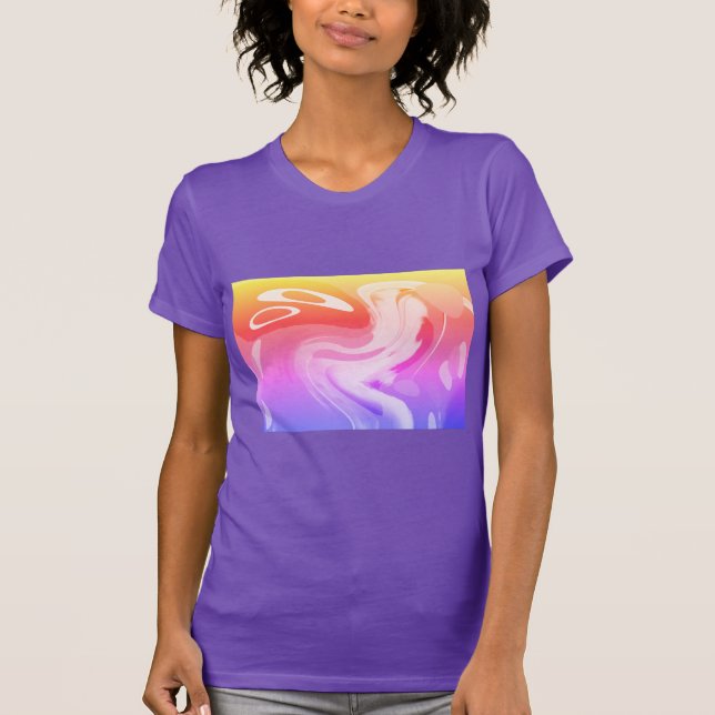 T-shirt Jolie mode art amusant (Devant)