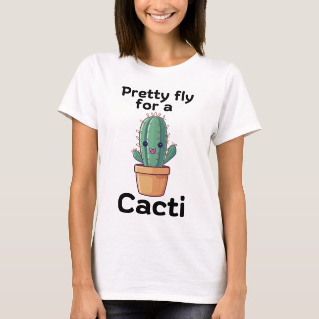 T-shirt Jolie mouche pour un cactus (Devant)