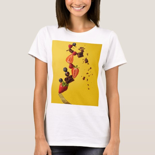 T-shirt Jolie nourriture (Devant)