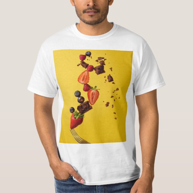 T-shirt Jolie nourriture (Devant)