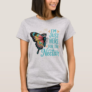 T-shirt Jolie Papillon - Juste Ici pour le Nectar