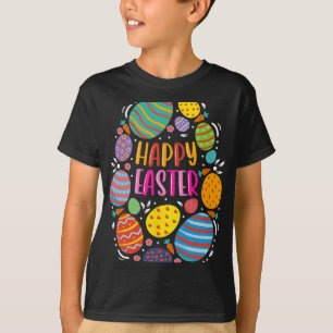 T-shirt Jolie Pâques Pour Les Filles Ados Garçons Couleur 