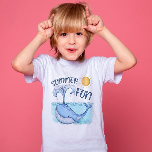 T-shirt Jolie petite baleine plaisir été