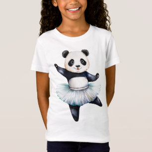 T-Shirt Jolie petite ballerine panda danse ballet