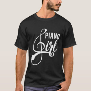T-shirt Jolie Piano Girl Design Pianist Piano Player Don I