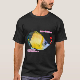 T-shirt Jolie poisson-papillon découpé en impression