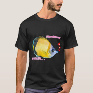 T-shirt Jolie poisson-papillon découpé en impression