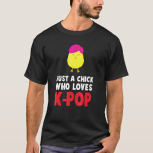 T-shirt Jolie poule Corée Pop Amoureuse Kpop Fan Girl