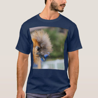 T-shirt Jolie poule soie rouge