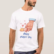 Jolie première fête des pères Main qui se tient T-