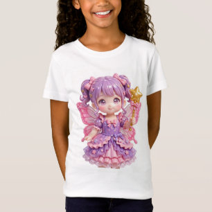 T-Shirt Jolie princesse fée originale avec baguette étoile