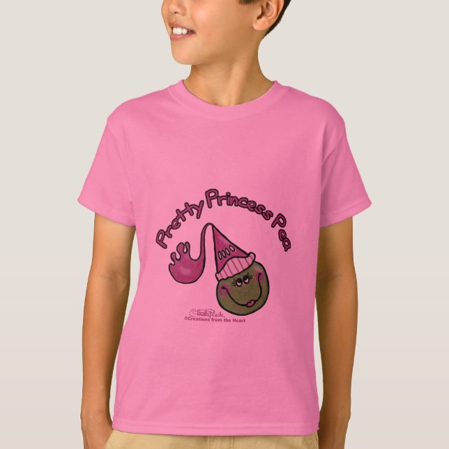 T-shirt Jolie princesse Pea (Devant)