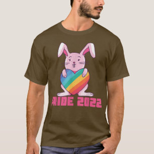 T-shirt Jolie Rainbow Rabbit Bunny Gay LGBTQ LGBT Pride Mo