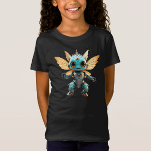 T-Shirt Jolie Robot Danseuse Turquoise Fée