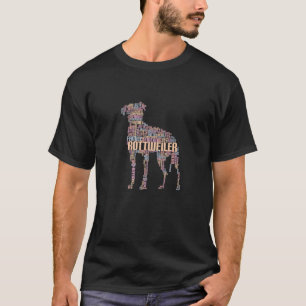 T-shirt Jolie Rottweiler Chien Chien Chien Chien Puppy Ne 